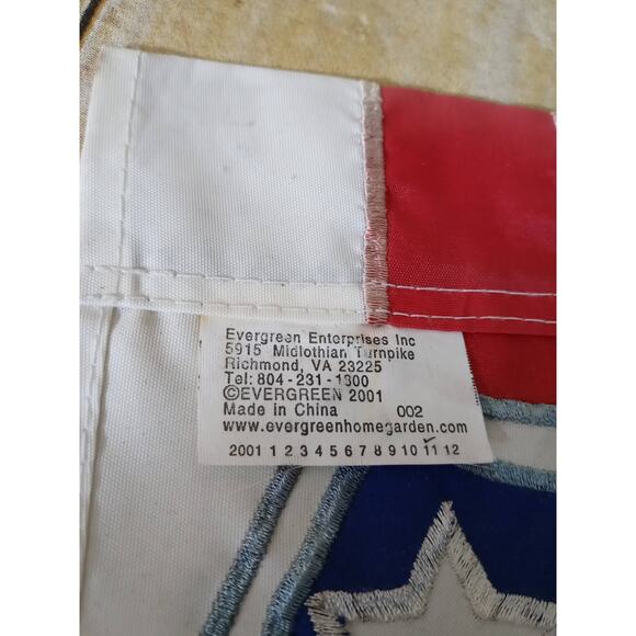 American Eagle Flag Patriotic Stars Stripes Red White Blue Yard Garden Decor - Picture 3 of 3